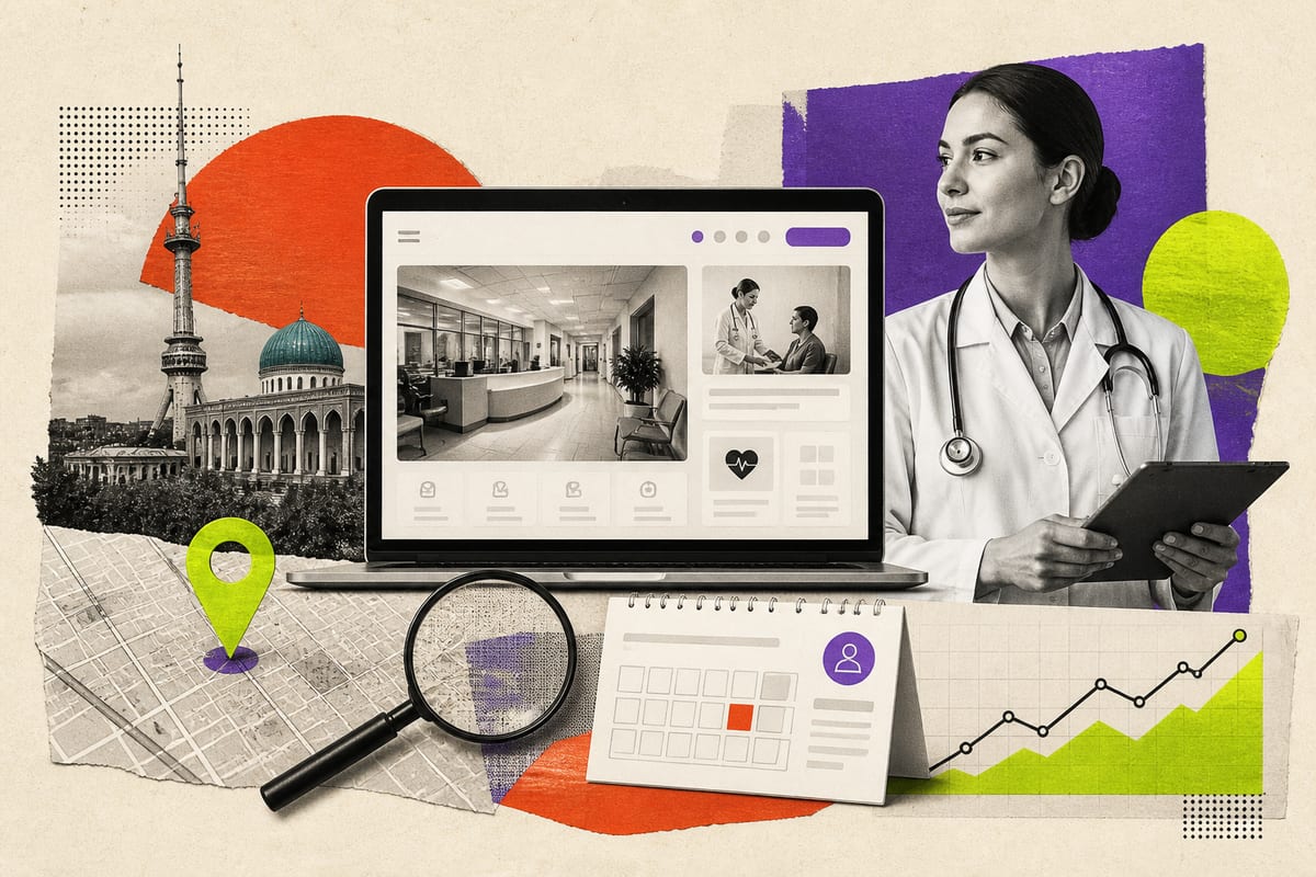 SEO для медицинской клиники в Ташкенте: как получать записи из поиска